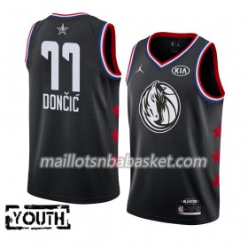 Maillot Enfant Dallas Mavericks Luka Doncic 77 2019 All-Star Jordan Brand Noir Swingman